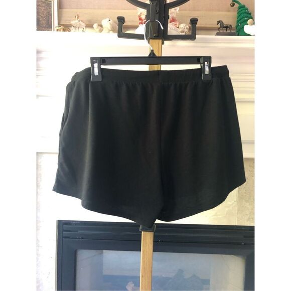 🌼5for$25🌼 Flora By Flora Nikrooz Women’s Soft Black Draw Strip Waist Shorts - Picture 2 of 5